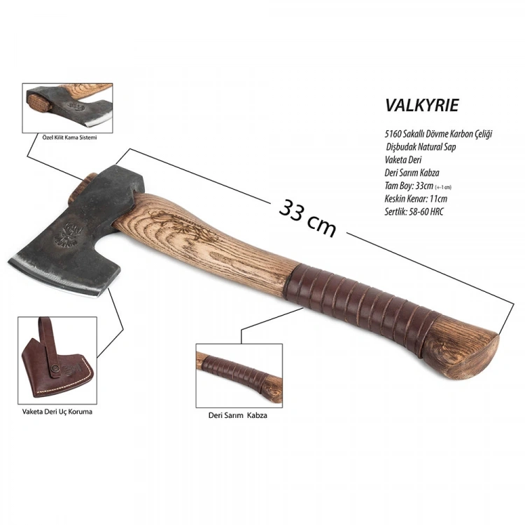 Valkyrie 33 cm Kamp Baltası