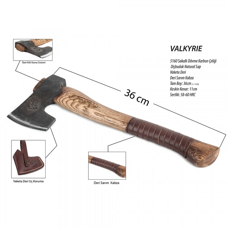Valkyrie 36 cm Kamp Baltası