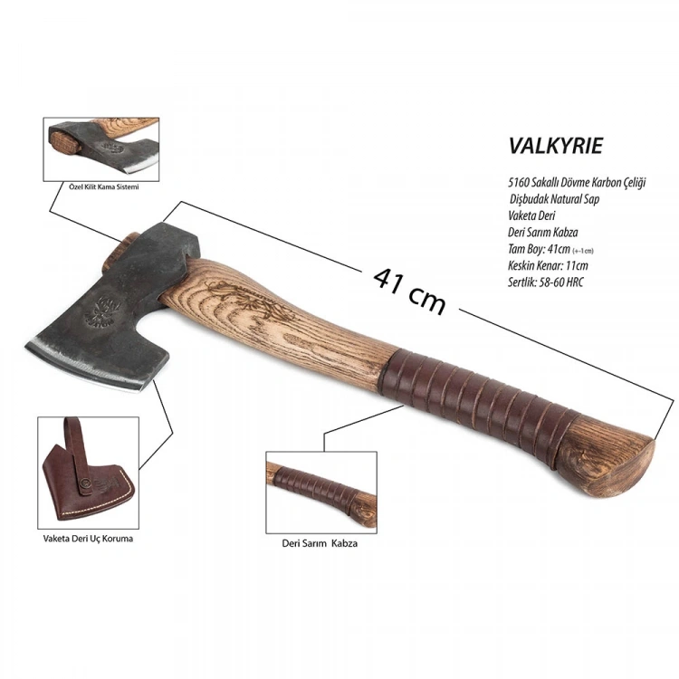 Valkyrie 41 cm Kamp Baltası
