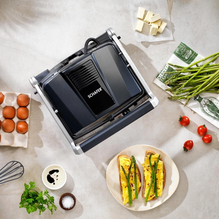 Schafer Grill Haus Tost Makinesi-Siyah