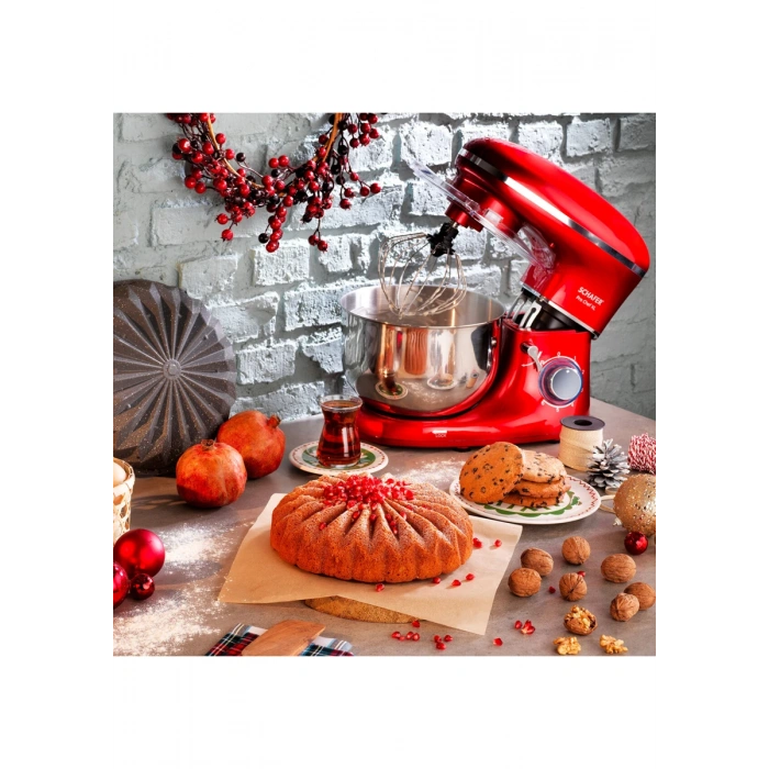 Schafer Prochef Xl Stantlı Mikser - Kırmızı - 5 lt