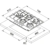Franke Ocak FHMA 755 4G DCL XS C 106.0554.382
