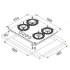 Franke Ocak FHMF 604 4GC WH 106.0541.749