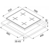 Franke Ocak FHNG 604 4G TC BK C - 106.0490.177
