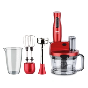 Fakir Mr Chef Quadro Kırmızı 1000 W Blender Seti Kırmızı