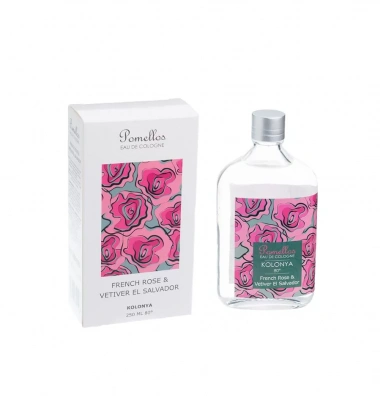 Pomellos French Rose & Vetever El Salvador 250 Ml Cam Şişe Kolonya