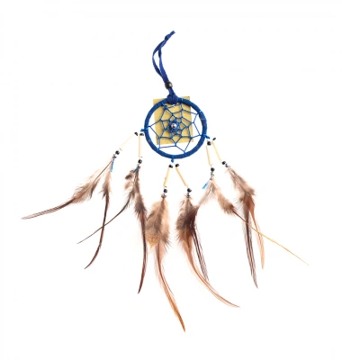 Dream Catcher (Düş Kapanı) Makrome Mavi