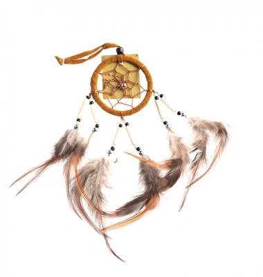 Dream Catcher (Düş Kapanı) Makrome Kahverengi
