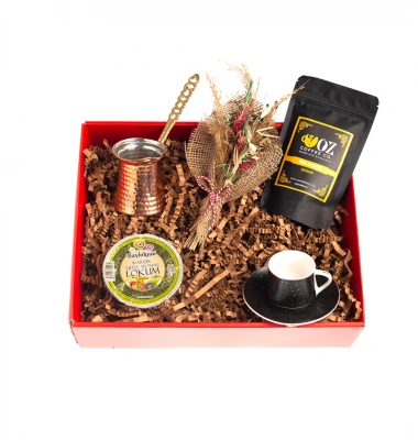 Kahveli Mutluluk Hediye Kutusu
