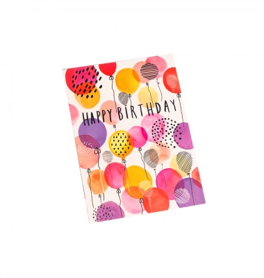 Hapy Birthday Motto Kartı