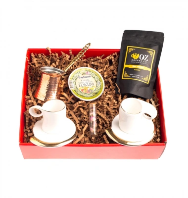 Yaldızlı Kahve Hediye Kutusu