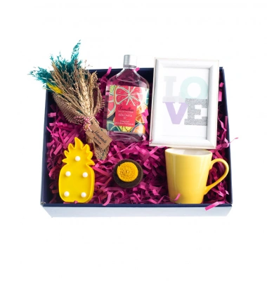 Sarı Ananas Hediye Kutusu