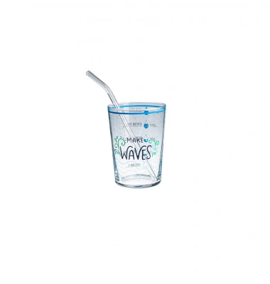 Paşabahçe Duble Bardak 510 Cc & Cam Pipet