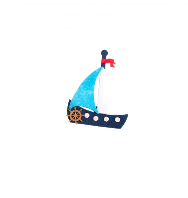 Keçe Yelkenli Magnet 10 Cm