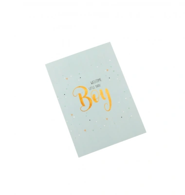 Motto Kartı Welcome Little Baby Boy