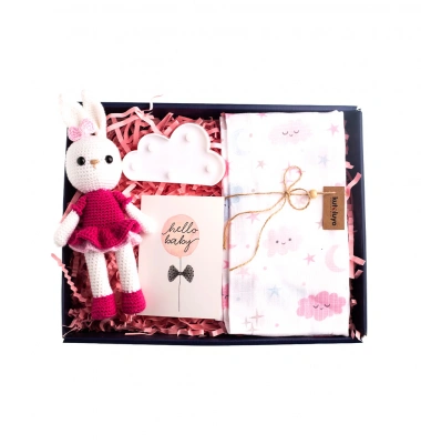 Pembe Tavşancık Hediye Kutusu