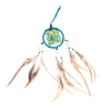 Dream Catcher (Düş Kapanı) Makrome Açik Mavi