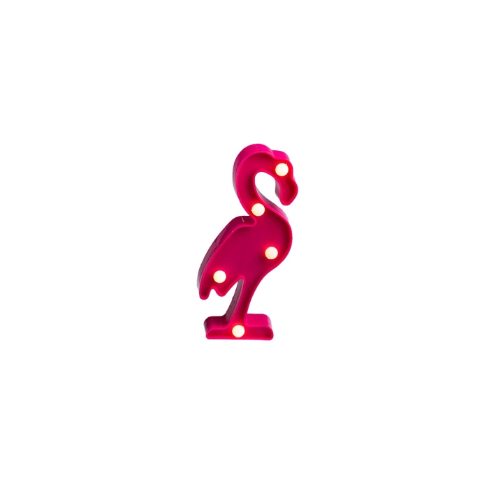 Pembe Flamingo Led Lamba