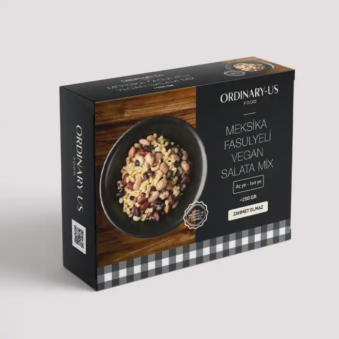 MEKSİKA FASÜLYELİ VEGAN SALATA MİX 250 gr/1 Porsiyon