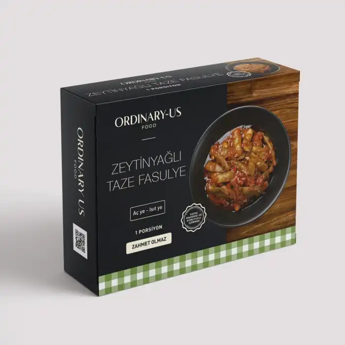 ZEYTİNYAĞLI TAZE FASÜLYE 150 gr/1 Porsiyon