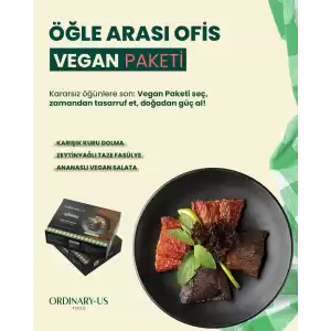 ÖĞLE ARASI OFİS VEGAN PAKETİ