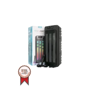 Gts-1852 Taşınabilir Rgb Ledli Bluetooth Hoparlör Usb-tf Siyah