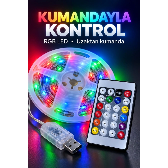 10 Metre Kumandalı Led