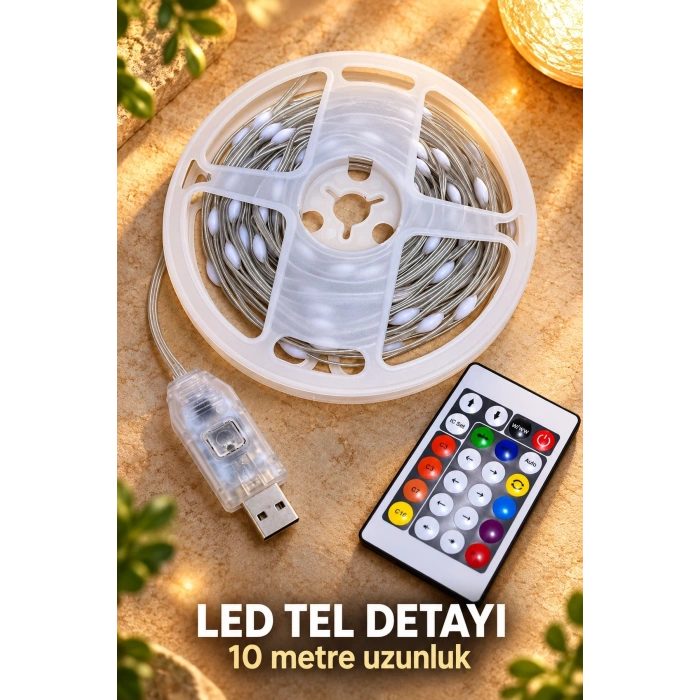 10 Metre Kumandalı Led