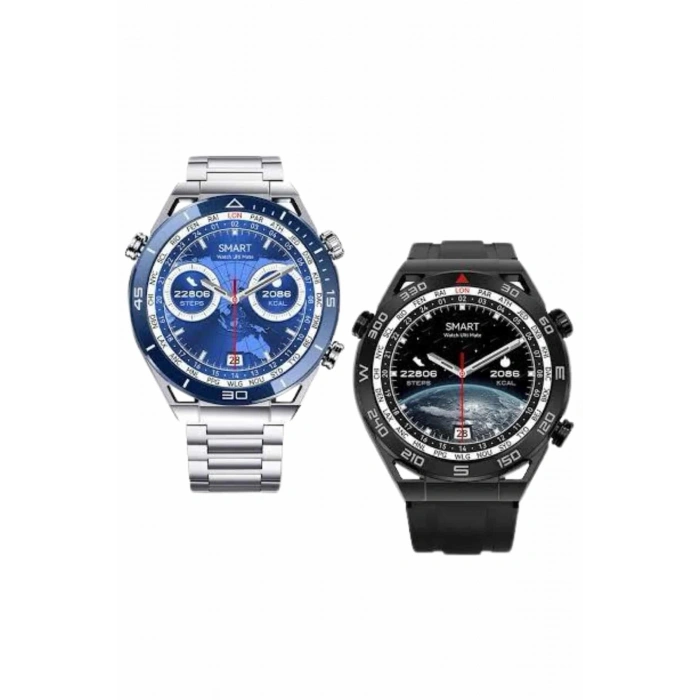 2025 Model Yuvarlak Ekran Android Ve İos Uyumlu Gps Takibi Yapabilen Akıllı Saat