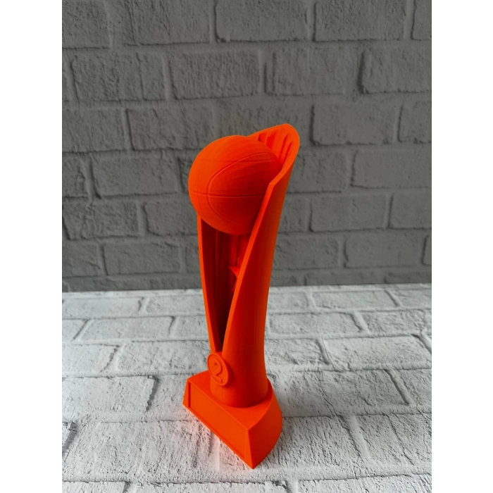 23cm Turuncu Basketbol Kupa Biblo Modern Ödül Dekor Ürünü