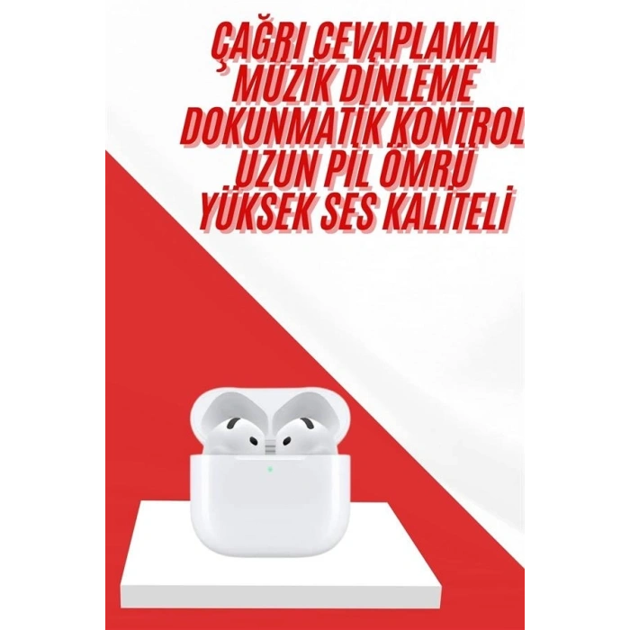 4.nesil Bluetooth Kulaklık Yüksek Ses Kaliteli Dokunmatik Kontrol Özellikli