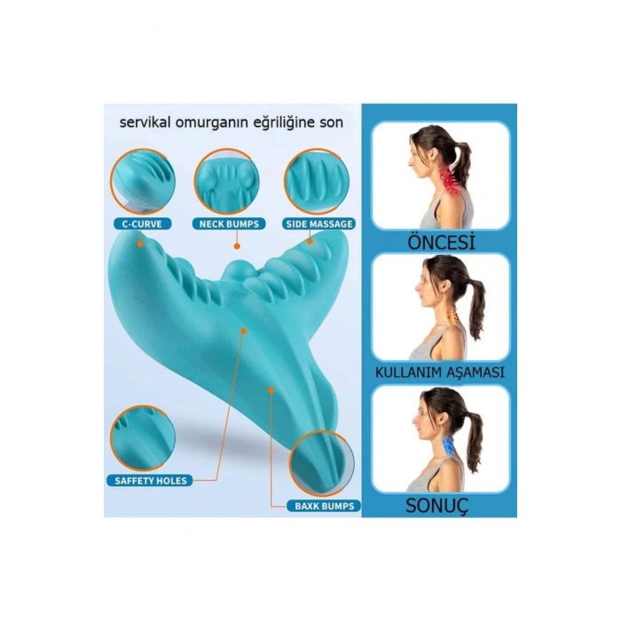 Boyun Hörgücü Ve Kamburluk Önleyen Ortopedik Yastık | Dik Duruş, Sağlıklı Omurga Ve Rahat Uyku Deste