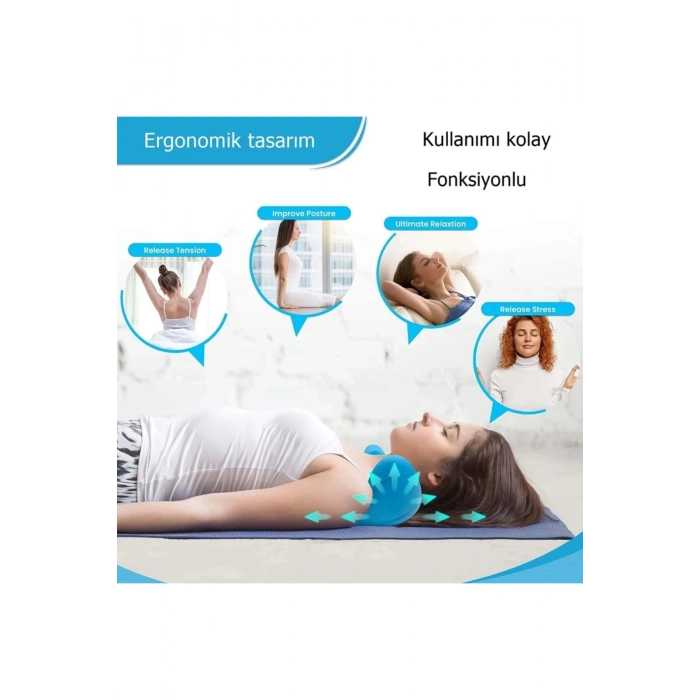 Boyun Hörgücü Ve Kamburluk Önleyen Ortopedik Yastık | Dik Duruş, Sağlıklı Omurga Ve Rahat Uyku Deste