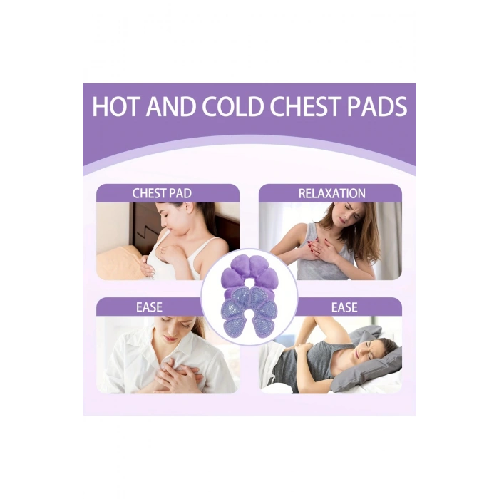 Emziren Anneler İçin 2 Li Jel Göğüs Pedi – Sıcak Ve Soğuk Kullanıma Uygun, Pvc Dolgulu, Ko