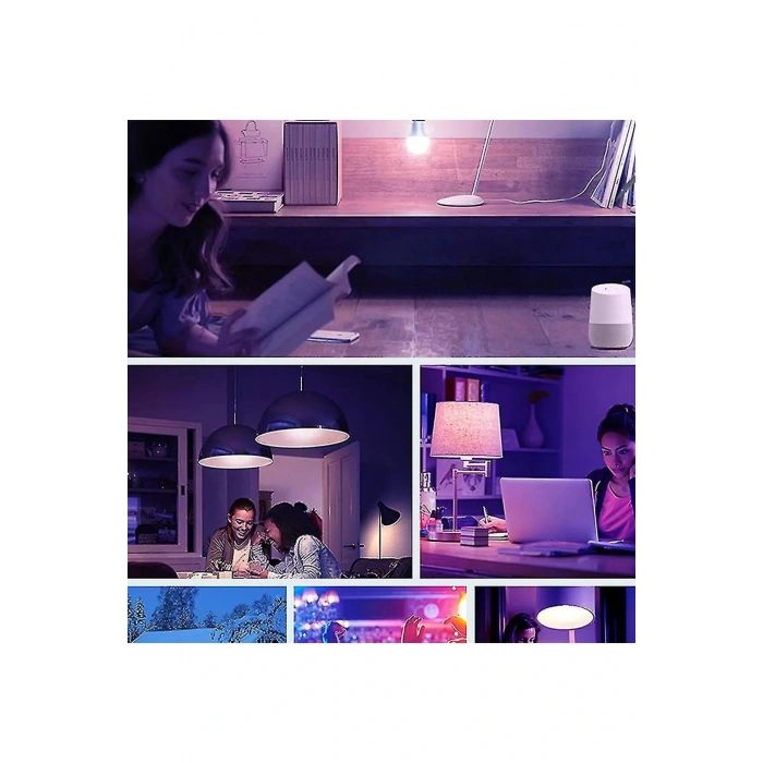 Akıllı Rgb Led Lamba Ampul 9w 50hz 800 Lümen