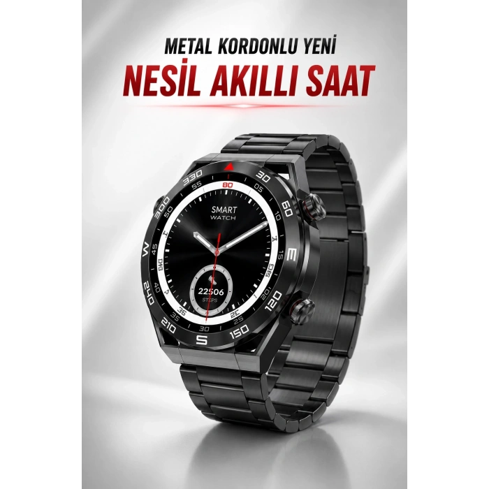 Akıllı Saat Yeni Nesil Bluetooth Bağlantılı Uyku Ve Sağlık Takibi Nfc Ve Gps