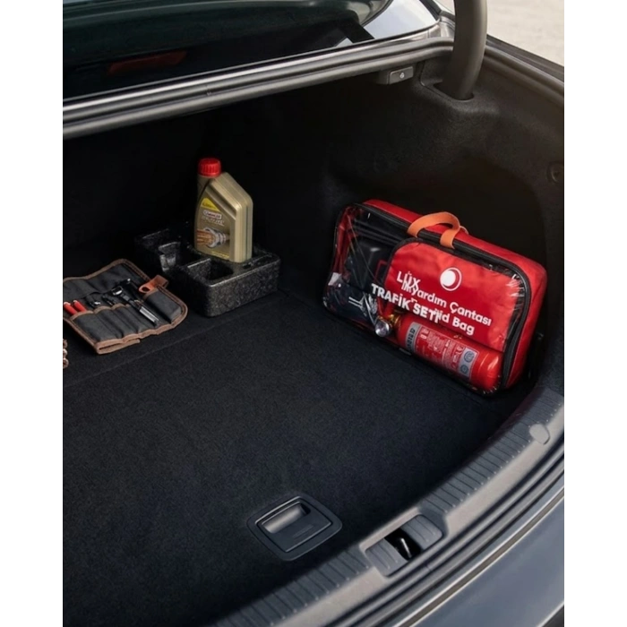 Araç İçi Güvenlik Trafik Seti Tam Donanımlı Acil Müdahale Paketi