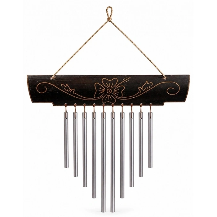 Bambu Metal Çubuklu Rüzgar Çanı No:1048
