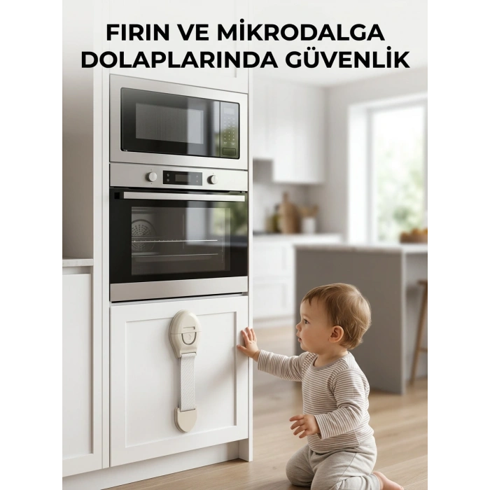 Bebek Güvenlik Dolap Kilidi Çok Amaçlı Çocuk Emniyet Kilit Sistemi