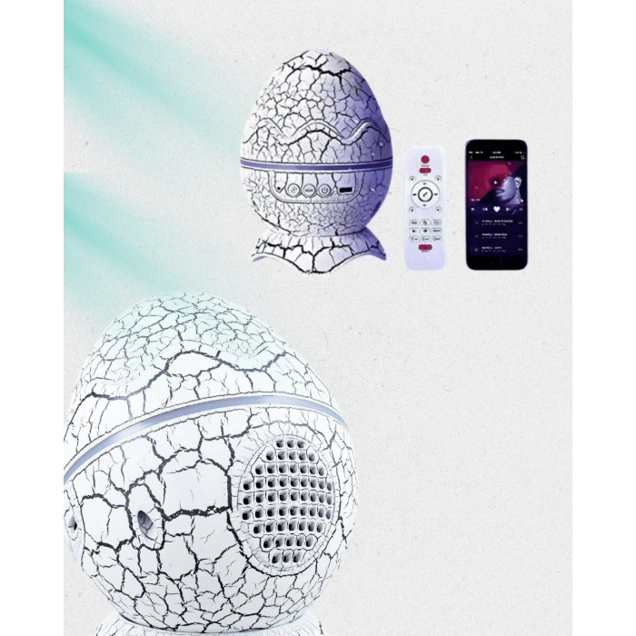 Bluetooth Hoparlör Özellikli 7 Renkli Gece Aydınlatması