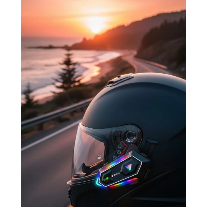 Bt5.3 Çipli Kask İçi Bluetooth Kulaklık 25 Saat Pil