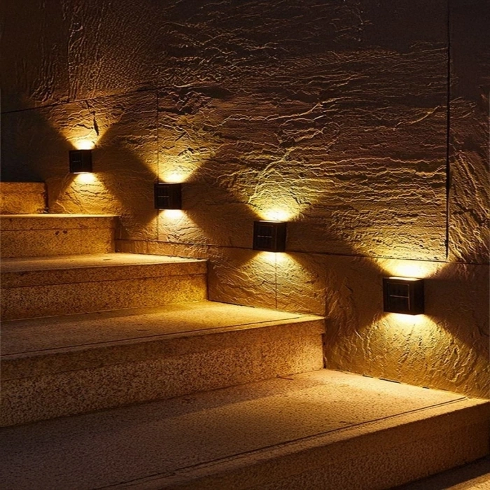 Çift Yönlü Sensörlü Modern Bahçe Ve Duvar Led,