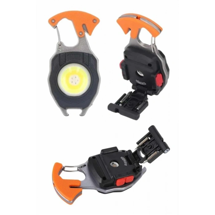 Çok İşlevli Acil Durum Işığı Usb Şarjlı Cep Feneri 7 Farklı Mod