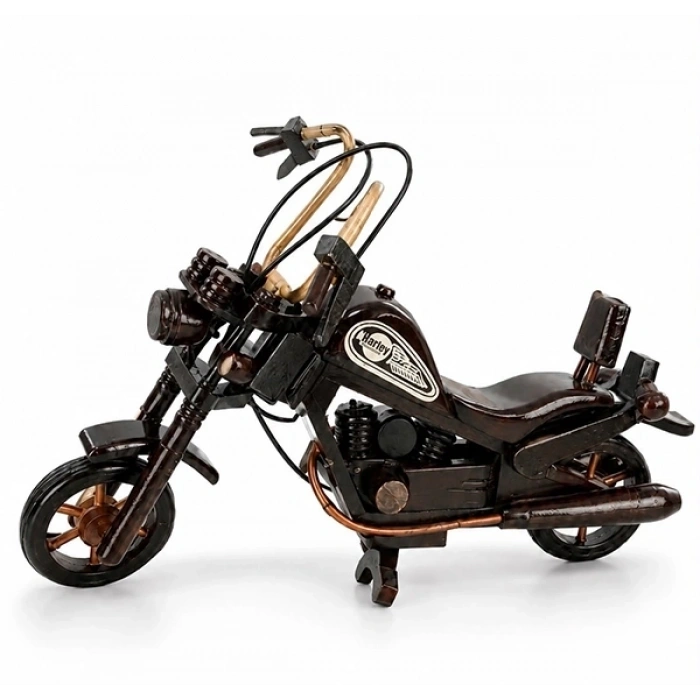 Dekoratif Ahşap Harley Motor Küçük Boy No:1140