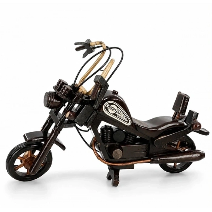 Dekoratif Ahşap Harley Motor Orta Boy No:1141