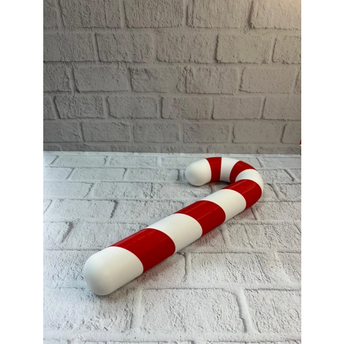 Dekoratif Yılbaşı Şekeri Yerde Biblo Salon Dekoru 13x34 Cm