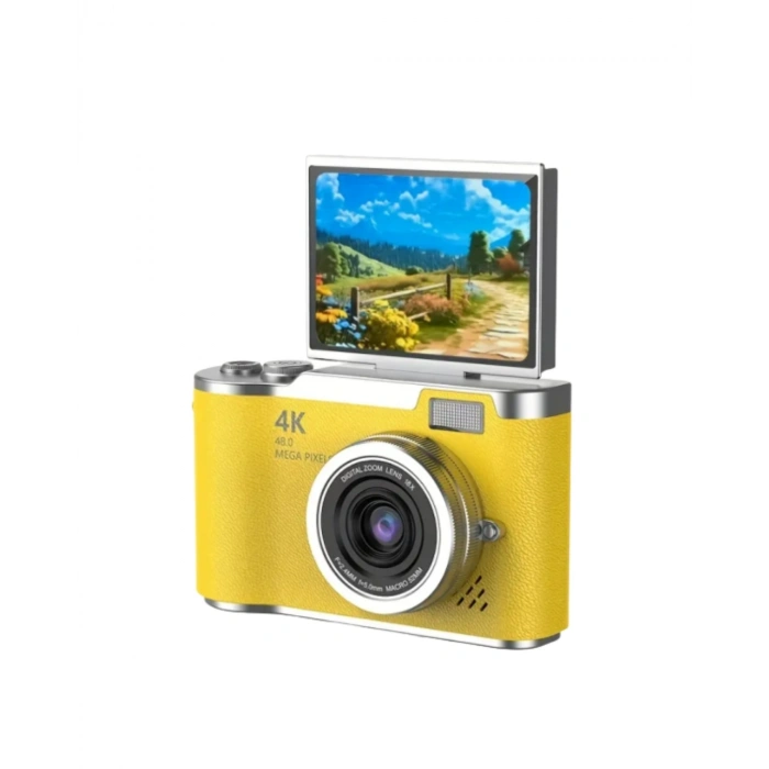Dijital Kamera 18x Zoom Flip Ekran Uzun Pil Ömrü