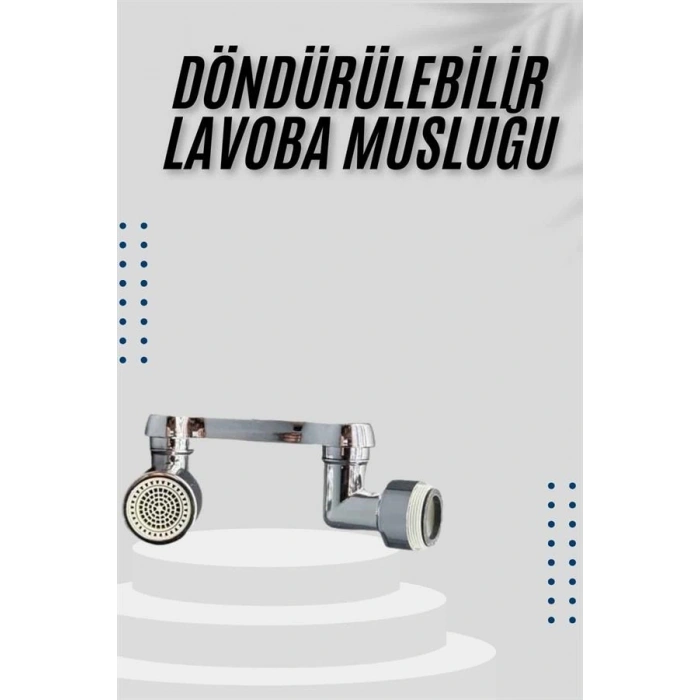 Dönebilen Musluk Başlığı Akrobat Mutfak Banyo Musluk Ucu Başlığı Oynar Başlıklı