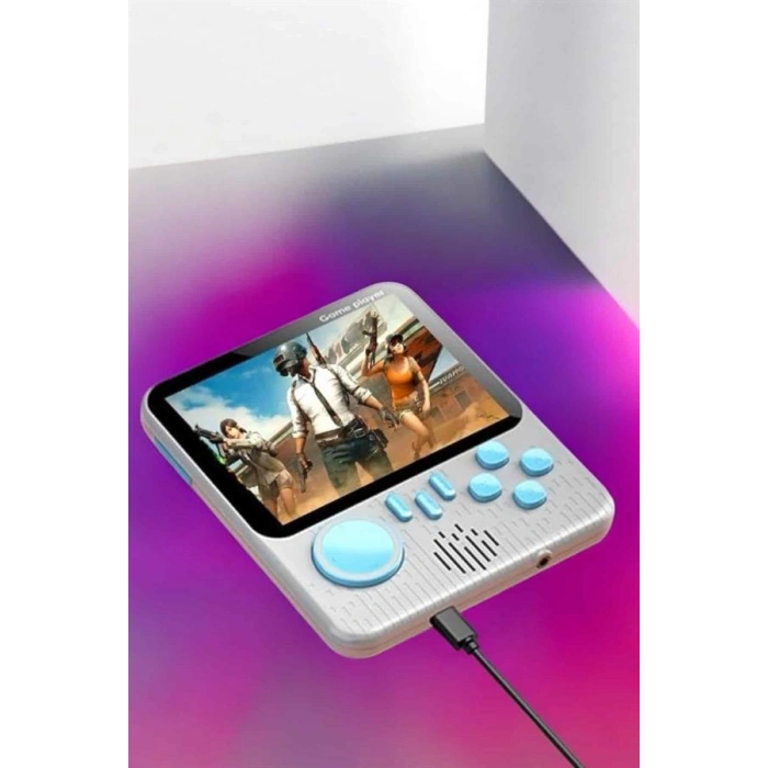 El Atarisi 3.5 İnç Ekran Çift Konsol 666 Adet Retro Oyun Gamepad