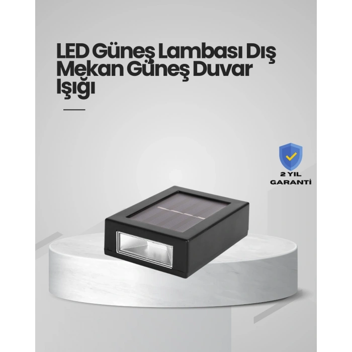 Güneş Enerjili Led Duvar Aydınlatması